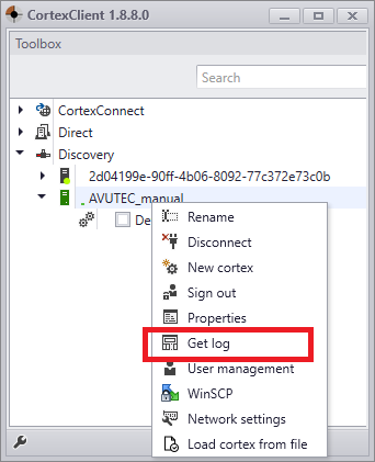 CC_CortexNavigator_getlog
