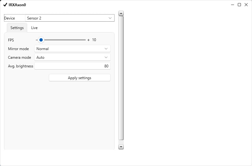 CC_IRXAxon settings default